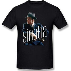 Frank Sinatra Classic Music Artist Retro Jazz Vocalist Fan Graphic T-Shirt 90